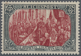 * Deutsches Reich - Germania: 1900, 5 Mark Reichspost, Type II, Farbfrisch Und In Guter Zähnung, Ungeb - Unused Stamps
