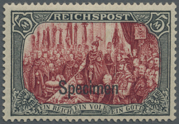 * Deutsches Reich - Germania: 1900, Freimarke: Repräsentative Darstellungen Des Deutschen Reiches, 5 M - Nuovi