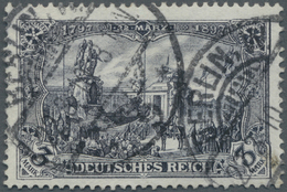 O Deutsches Reich - Germania: 1902, 3 M. Violettschwarz, Stempel "BERLIN 22.3.10. 3 10 N", Farbfrisch, - Neufs