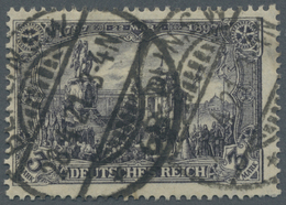 O Deutsches Reich - Germania: 1920, 3 Mark Schwarzviolettgrau (Kriegsdruck, 25:17 Zähnungslöcher) Mit - Neufs