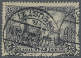 O Deutsches Reich - Germania: 1920, Freimarke 3 M Deutsches Kaiserreich, Schiefergrau Mit Wasserzeiche - Ongebruikt