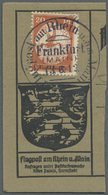 Brfst Deutsches Reich - Germania: 1912, 20 Pfg. E.EL.P. Flugpostmarke Auf Kartenabschnitt, Signiert Bühler - Ongebruikt