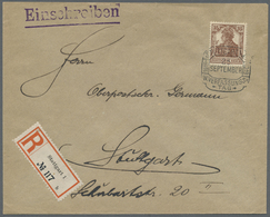 Br Deutsches Reich - Inflation: 1919, 35 Pf Zimtfarben, Portogerechte Einzelfrankatur Mit Sonderstempel - Brieven En Documenten