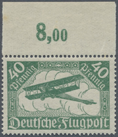 ** Deutsches Reich - Inflation: 40 Pfg. In Der Seltenen Farbe Blaßgrün, Gepr. Bechthold BPP - Covers & Documents