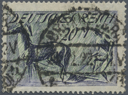 O Deutsches Reich - Inflation: 1921, 20 M. Pflüger, Wasserzeichen "Waffel" Mit Deutlich KOPFSTEHENDEM - Storia Postale