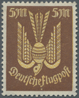 * Deutsches Reich - Inflation: 1922, Farbprobedruck 5 Mk. Lebhaftbraun Mit Gelbem Netzunterdruck, Tade - Lettres & Documents