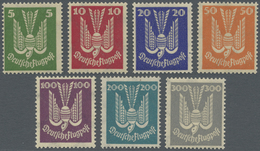 ** Deutsches Reich - Weimar: 1924, Flugpostmarken: Holztaube, Kompletter Postfrischer Satz Mit Attest S - Ongebruikt
