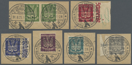 Brfst Deutsches Reich - Weimar: 1924, Flugpostmarken: Holztaube, 5 Pf Im Paar Bis 20 Pf Und 100 Pf Bis 300 - Unused Stamps