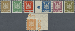 ** Deutsches Reich - Weimar: 1924, Reichsadler, Einwandfreier Postfrischer Satz, 50 Pf. Aus Der Rechten - Ongebruikt