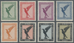 ** Deutsches Reich - Weimar: 1926, 5 Pf Bis 3 M Flugpost, Kompletter Satz Postfrisch, Fotoattest Schleg - Unused Stamps