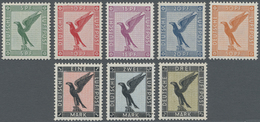 ** Deutsches Reich - Weimar: 1926, Flugpostmarken: 5 Pf Bis 3 M, Komplette Serie Von 8 Postfrischen Wer - Unused Stamps