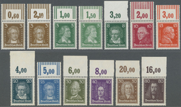 ** Deutsches Reich - Weimar: 1926, Freimarken: Berühmte Deutsche, 3 Pf Bis 80 Pf, Komplette Serie Von 1 - Neufs