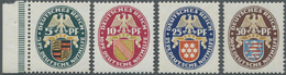 ** Deutsches Reich - Weimar: 1926, Deutsche Nothilfe: Landeswappen, Postfrischer Luxussatz Mit Befund D - Unused Stamps