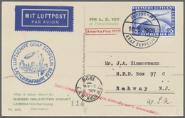 Br/ Deutsches Reich - Weimar: 1929 (15./16.5.), Zeppelin 2 RM. Auf Zeppelinpostkarte Mit Stempel 'LUFTSC - Neufs