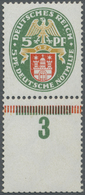 ** Deutsches Reich - Weimar: 5 Pfg. Nothilfe 1928 Mit Dem Sehr Seltenen Stehenden Wasserzeichen Und Sen - Ongebruikt