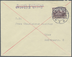 Br Deutsches Reich - Weimar: 1932. EF 40+40 Pf Nothilfe Auf Orts-Eilboten-Brief "Kitzingen 25.11.32". - Neufs