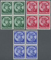 **/ Deutsches Reich - 3. Reich: 1933, Friedrich Der Große, Postfrische Luxus-Viererblock-Serie (Mi€1.320 - Ongebruikt