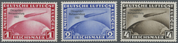 ** Deutsches Reich - 3. Reich: 1933, Chicago-Fahrt Luftschiff "Graf Zeppelin", Kompletter Postfrischer - Ongebruikt