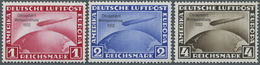 ** Deutsches Reich - 3. Reich: 1933, Chicago-Fahrt Luftschiff "Graf Zeppelin", Kompletter Postfrischer - Neufs