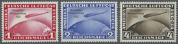 * Deutsches Reich - 3. Reich: 1933, Chicago-Fahrt 1-4 RM Kompletter Satz Sauber Ungebraucht Mit Falzsp - Unused Stamps