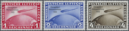 * Deutsches Reich - 3. Reich: 1933, Chicagofahrt Komplett, Ungebraucht. FA Oechsner BPP (2011). (Mi. 1 - Unused Stamps