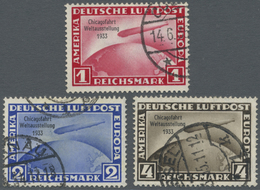 O Deutsches Reich - 3. Reich: 1933, Zeppelin Chicagofahrt Gestempelt, Mi 1.000.- - Ongebruikt
