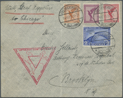 Br Deutsches Reich - 3. Reich: 1933 (14.10.), Chicago-Fahrt - Anschlußflug Ab Berlin Nach Chicago: Brie - Unused Stamps