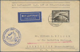 **/Br Deutsches Reich - 3. Reich: 1933, 4 Mark Chicagofahrt Postfrisch. Als "Zugabe" Brief Zur 1. Amerikaf - Nuovi