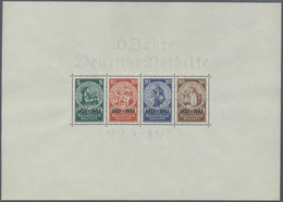 ** Deutsches Reich - 3. Reich: 1933, Nothilfe-Block In Orginalgrösse (209x148 Mm), Marken Postfrisch, G - Unused Stamps