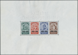 * Deutsches Reich - 3. Reich: 1933, Nothilfe-Block, Im Original-Format Mit Kl. Mangel (Zähnung Unter 5 - Unused Stamps