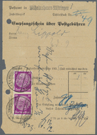 Br Deutsches Reich - 3. Reich: 1933, 40 Pfg. Hindenburg Im Senkrechten Paar Mit Stempel "WILHELMSHAVEN - Ongebruikt