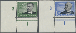 ** Deutsches Reich - 3. Reich: 1934, Flugpostausgabe Höchstwerte Zu 2 RM Und 3 RM, Riesenrandige Postfr - Ongebruikt