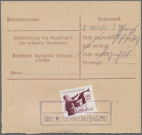 Br Deutsches Reich - 3. Reich: 1935, 15 Pf Hitlerjugend, Einzelfrankatur Rs. Als Zustellgebühr Für Eine - Neufs