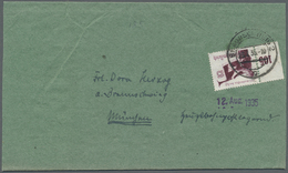 Br Deutsches Reich - 3. Reich: 1935, 15 Pfg. Hitler Jugend Mit Stempel "BRAUNSCHWEIG 2 25.7.35" Als Por - Unused Stamps