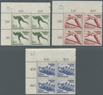 ** Deutsches Reich - 3. Reich: 1935, Olympische Winterspiele 1936, Ungefalteter, Postfrischer 4er-Block - Unused Stamps
