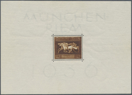 * Deutsches Reich - 3. Reich: 1936, Braunes-Band-Block Mit überfärbtem Quetschdruck, Tadellos Postfris - Ongebruikt