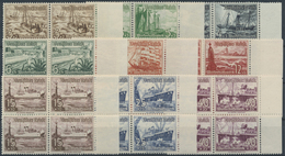 **/ Deutsches Reich - 3. Reich: 1937, Winterhilfswerk Schiffe Als Postfrischer 4-er Block Satz Vom Recht - Unused Stamps