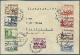 Deutsches Reich - 3. Reich: 1937, WHW Schiffe, Kompletter Satz Auf Adressiertem FDC "STUTTGART 4.11. - Ongebruikt