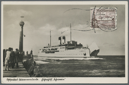 Br Deutsches Reich - 3. Reich: 1937. Maximumkarte "Fährschiff Schwerin" Mit 15+10 Pf WHW-Schiffe "Fährs - Unused Stamps