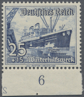** Deutsches Reich - 3. Reich: 1937, 25Pf. WHW Mit Pl.Nr."2", Tadellos Postfr. - Neufs