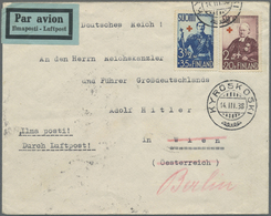 Br Deutsches Reich - 3. Reich: 1938, Brief Aus Finnland An ADOLF HITLER Nach Wien Mit Ankunftsstempel U - Neufs