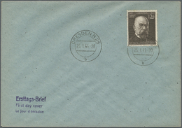 Deutsches Reich - 3. Reich: 1938/1944, Sieben FDC, Gautheater Saarpfalz ESST Saarbrücken, Lübeck ESS - Unused Stamps