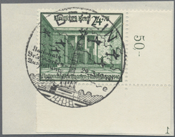 Brfst Deutsches Reich - 3. Reich: 1940, 24+76Pf. Briefmarkenausstellung, Rechte Obere Bogenecke Mit Pl.Nr. - Ongebruikt