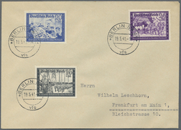 Deutsches Reich - 3. Reich: 1941, Postkameradschaft, Kompletter Satz Auf Zwei Adressierten Versandst - Ongebruikt