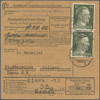 Br Deutsches Reich - 3. Reich: 1941, 30 Pfg. Hitler, Senkr. Paar Auf Auslandspostanweisung Aus Bocholt, - Neufs