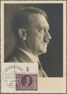 Br Deutsches Reich - 3. Reich: 1943. Foto-Maximumkarte "Adolf Hitler" Vs. Mit Marke 24+76 Pf Adolf Hitl - Ongebruikt