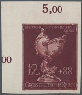 ** Deutsches Reich - 3. Reich: 1944, Goldschmiedekunst 12+88 (Pf) Tadellos Postfrisches Ungezähntes Exe - Neufs