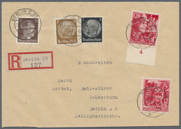 Br Deutsches Reich - 3. Reich: 1945: SA/SS Und Zusatzfrankatur Auf Sauberem R-Brief Innerhalb Berlins M - Ongebruikt