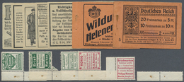 * Deutsches Reich - Markenheftchen: 1911, 2 M. Germania Markenheftchen, Deckel Und Alle Zwischenblätte - Booklets