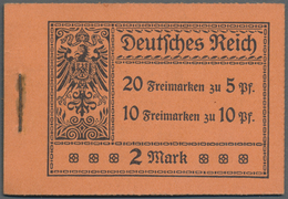 ** Deutsches Reich - Markenheftchen: 1914. Germania 2 Mark, Ohne ONr,  Nur 1 H.-Blatt 9 I Dgz (postfris - Carnets